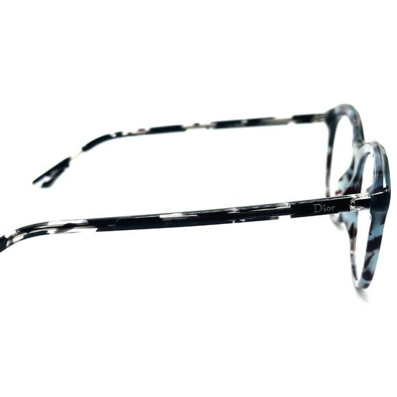 NEW CHRISTIAN DIOR MONTAIGNE 41 2B4 Blue Havana Eyeglasses 52mm 19 145 - Picture 4 of 8